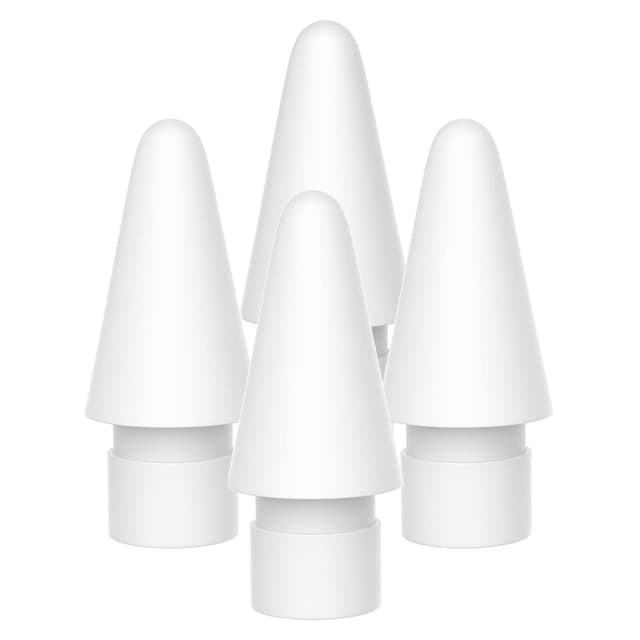 Replacement Tips Compatible with Apple Pencil 2 Gen iPad Pro - iPencil Nib for iPad Pencil 1st/2nd Gen White 4 Pack Weiß, 4 Stück