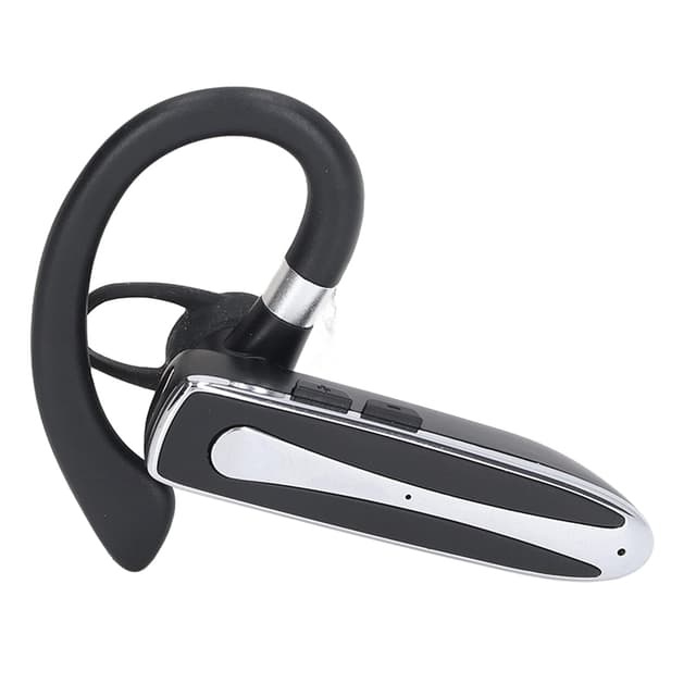 PUSOKEI Bluetooth-Ohrhörer, Bluetooth-Headset mit Mikrofon für Mobiltelefone, Dual-MIC-Geräuschunterdrückung, Drehbares Einzelohr, Kabelloses Freisprech-Headset mit Ladekoffer, Angenehm zu Tragen