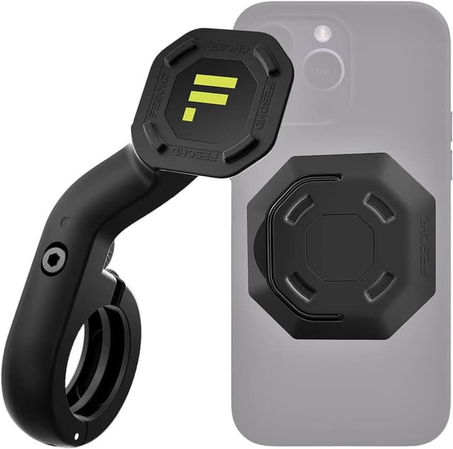 FESCHD Handyhalterung Fahrrad – Universeller & Sicherer Smartphone Halter mit Magnet-Verriegelung – Einfach anzubringen auf Handyhüllen – Vibrationsfrei & Nachhaltig – Made in Germany