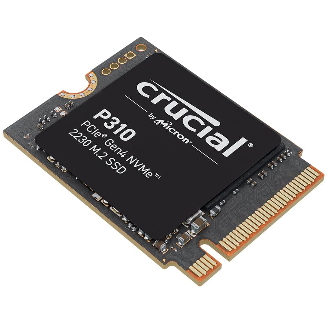 Crucial P310 SSD 2TB M.2 2230 PCIe Gen4 NVMe, bis 7.100 MB/s, mit Steam Deck, ASUS ROG Ally, MSI Claw & Microsoft Surface kompatibel - CT2000P310SSD2 2TB (M.2 2230)
