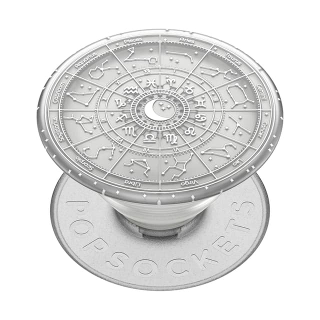 PopSockets Telefonhalter mit ausziehbarem Kickstand, haftender Griff - durchsichtige Sternzeichen Translucent Star Signs