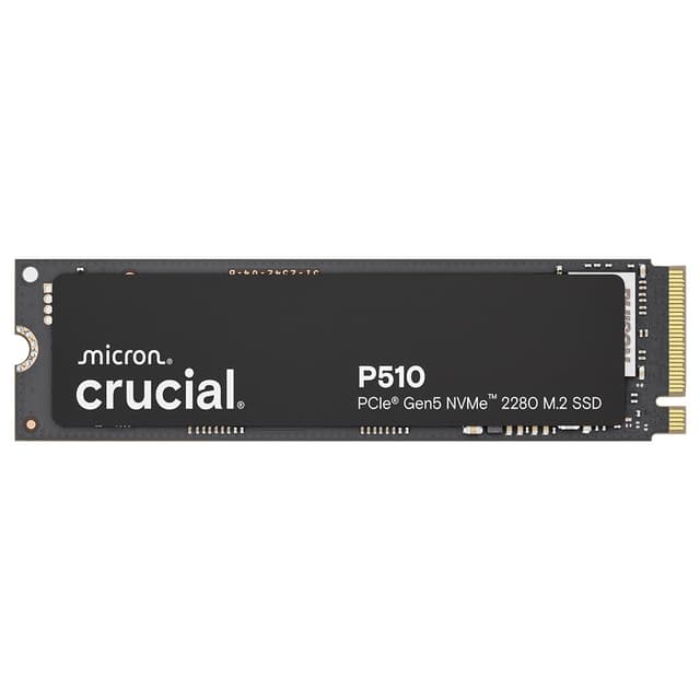 Crucial P510 SSD 1TB M.2 NVMe PCIe 5.0 x4 Gen5, bis zu 11.000 MB/s Lesen, 9.500 MB/s Schreiben, für Laptop und Desktop PC, TLC NAND, Interne Festplatte - CT1000P510SSD8-01 1TB P510