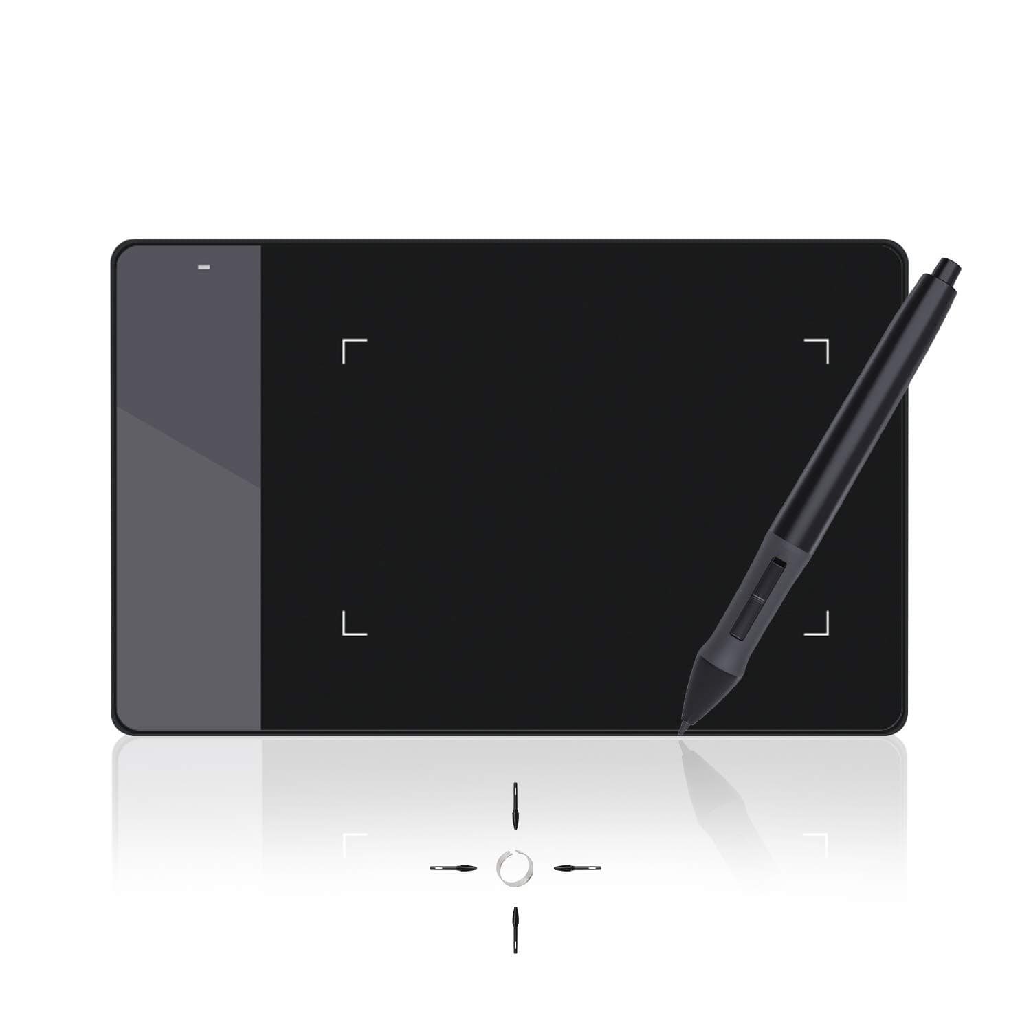 Huion 420 OSU Grafiktablett 4 x 2,23 Zoll Tragbarer Stylus Zeichnung Pen Tablet, grafiktabletts, Drawing Tablet,grafiktablett für pc, Digital Tablet Stifttablett Grafik Tablet Graphics zeichentablet 4.17 x 2.23 Zoll