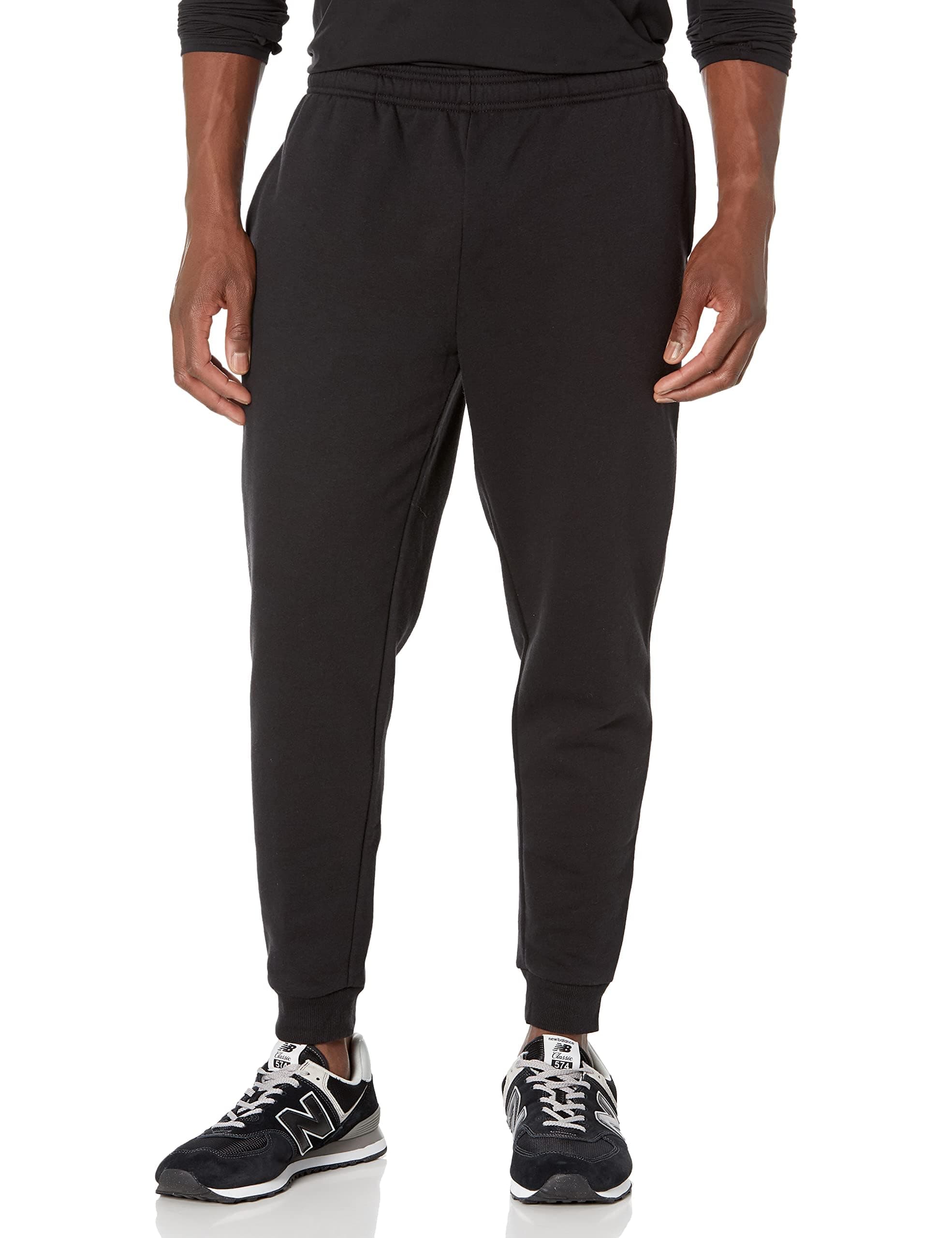 Amazon Essentials Herren Entspannte Jogginghose, Fleece, Bequeme Passform XL Schwarz