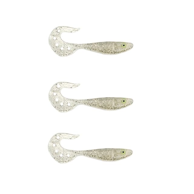 3 STK Twister Shads Kunstköder Gummifische Angel Köder Hecht Zander Softbaits 11 cm - Farbe 06