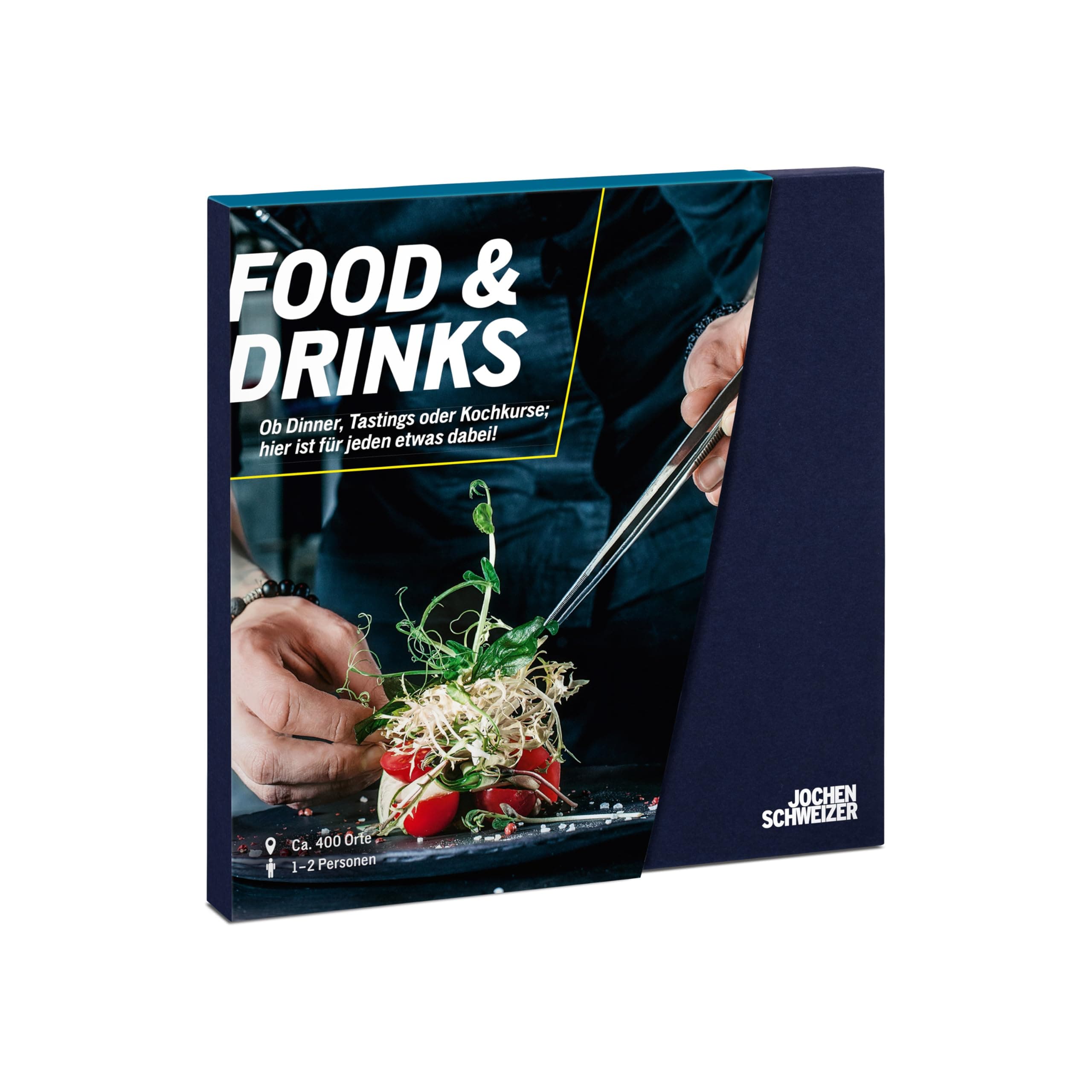 Jochen Schweizer Geschenkbox Food & Drinks, ca. 747 Orten, Erlebnis-Gutschein für 1-2 Person