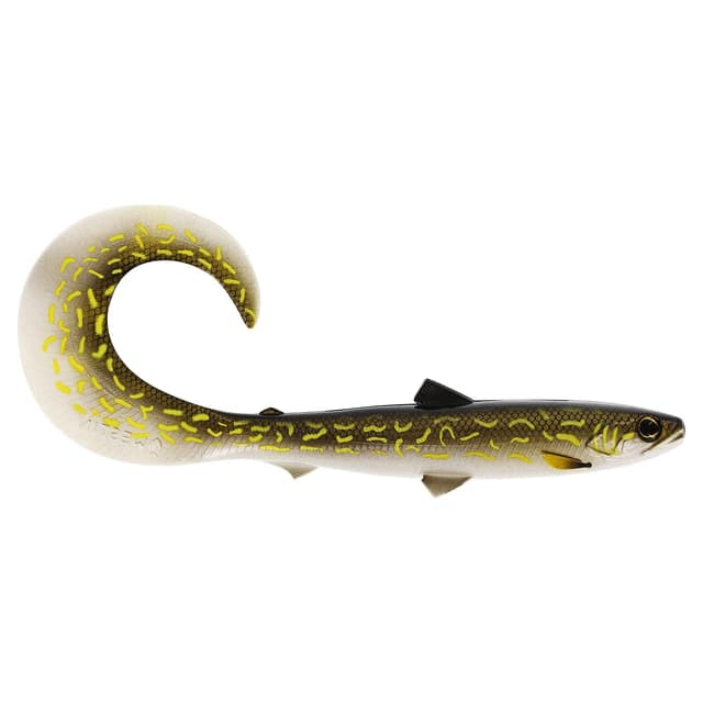 Westin BullTeez Curltail 21cm 49g - Gummifisch, Farbe:Natural Pike