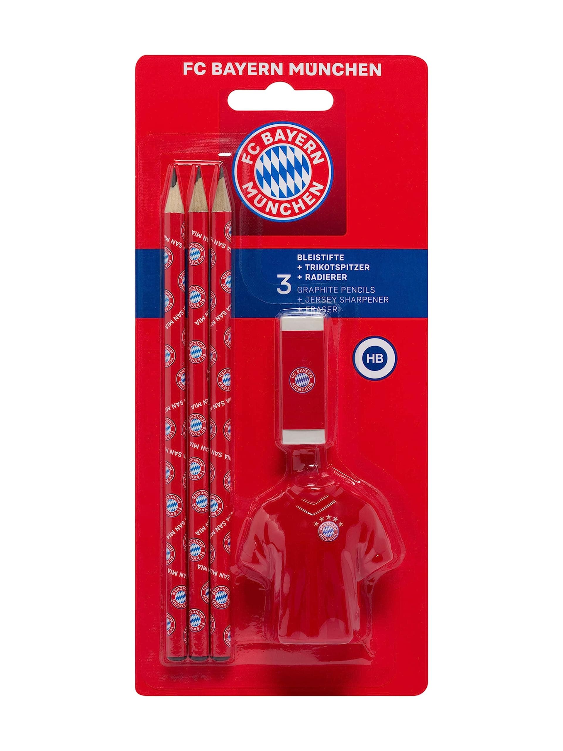 FC Bayern München Kinder Schulset 5-teilig