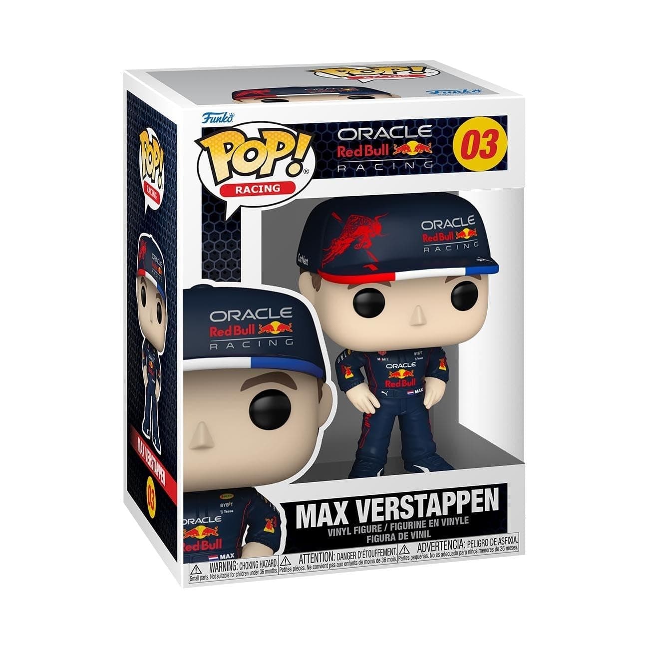Funko Formel 1 Max Verstappen Vinyl Figur 03 Unisex Pop! Standard Vinyl Fan-Merch, Sport Einfarbig