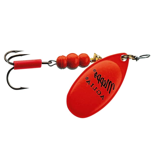 Mepps Agila Fluo Spinner Verschiedene Größen Kunstköder für Barsch Forelle Orange 14