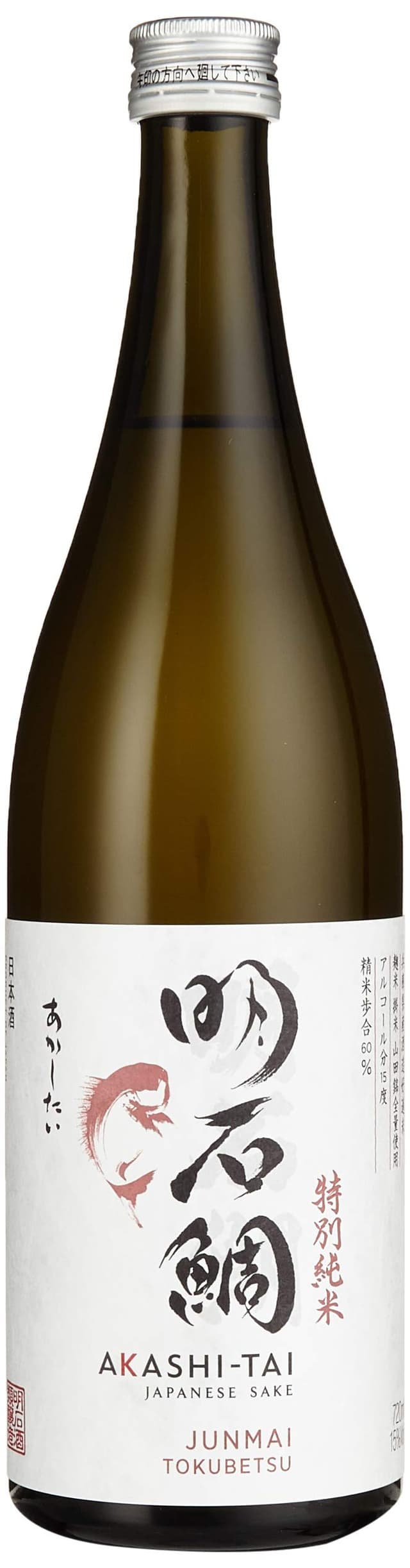 Akashi Sake Brewery Junmai Tokubetsu 15Prozentvol (1 x 0.72 l)