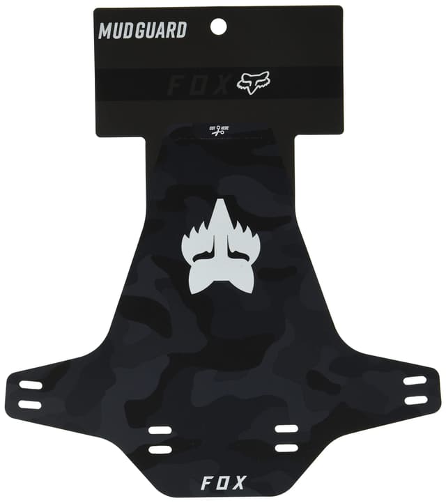 Fox Racing MUD – Outdoor Zubehör – MUD Schutz – wasserdicht – robust – Black Camo Design – Belüftungssystem – abnehmbares Visier – In-Mold Konstruktion – atmungsaktiv – Black Camo, Größe: OS Schwarz Camo