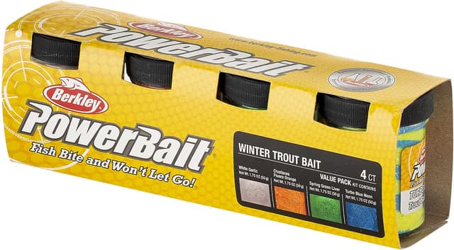 BERKLEY PowerBait Multipack - Winter - 4 Gläser