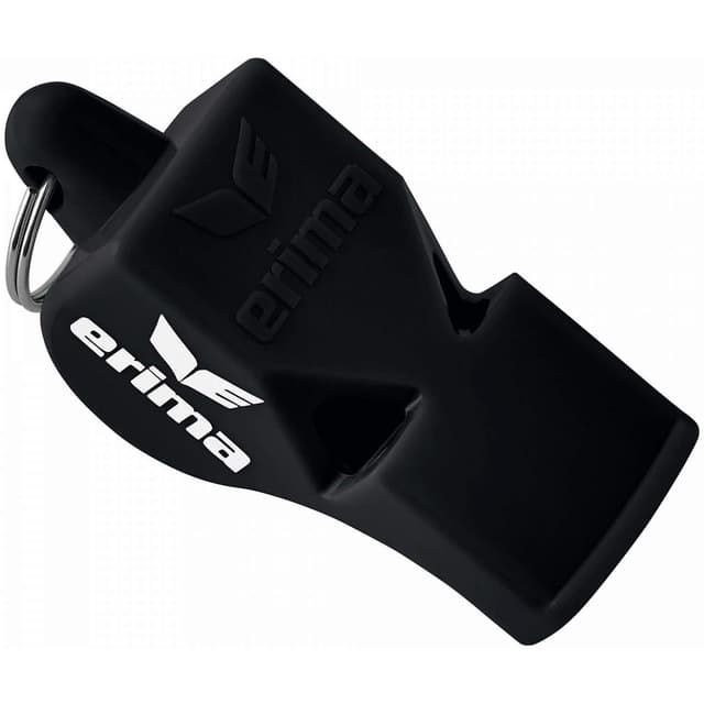 Erima Schiedsrichterpfeife Classic Schwarz Einheitsgröße