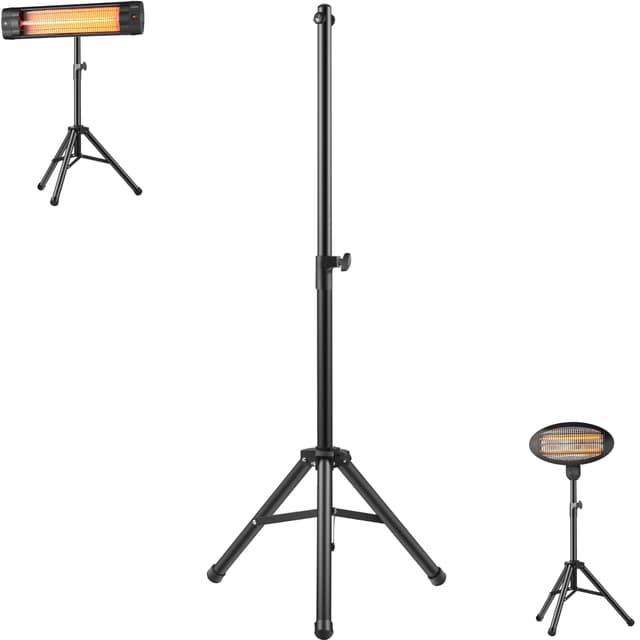 Universalständer für Heizstrahler - Ständer für Heizstrahler Mobiler Ständer Stativ Terrasse Dreibein Teleskop Dreibeinständer Tripod Ständer