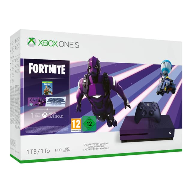 Microsoft Xbox One S 1TB – Fortnite Special Edition Bundle