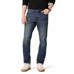 Amazon Essentials Herren Slim-Fit-Jeans - Auslauffarben 32W / 32L Mittelblau