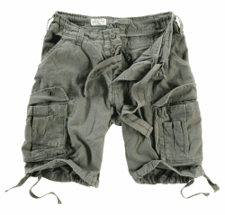 Surplus Raw Vintage Airborne Herren Cargo Shorts L Oliv