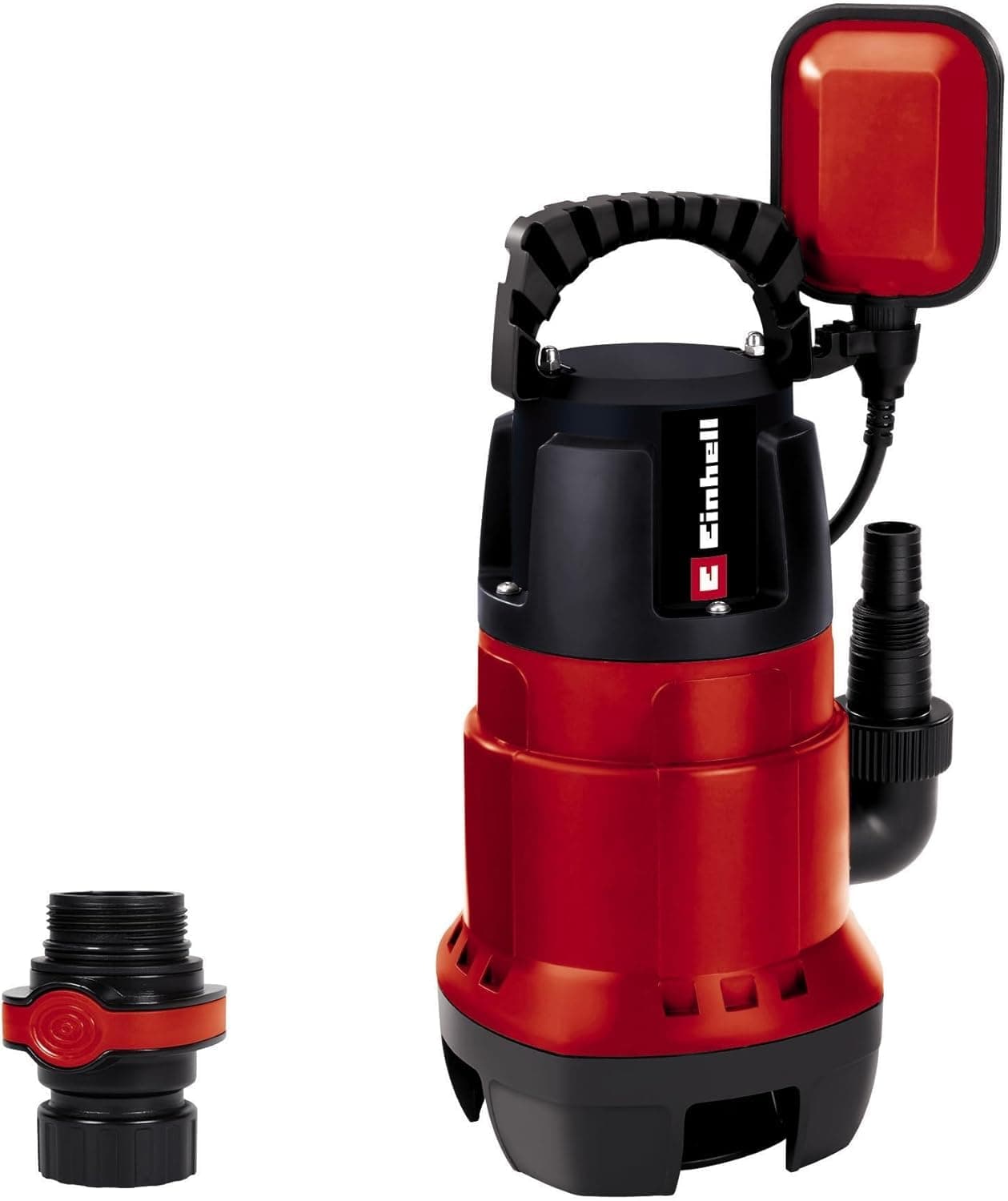 Einhell Schmutzwasserpumpe GC-DP 7835 (780W, Ø35 mm Fremdkörper, 15.700 L/h Förderleistung, Schwimmerschalter, Tragegriff, Kabelaufwicklung) antik