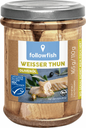 Followfish Weißer Thun in Bio-Olivenöl, 165 g 165 g (1er Pack)