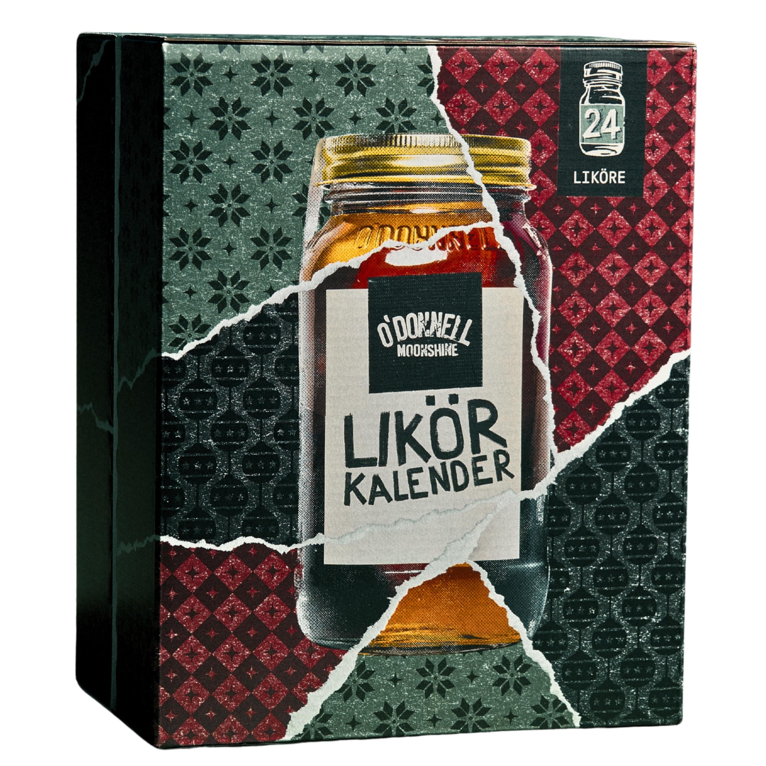 O'Donnell Shot-Adventskalender 2025 – Exklusives Moonshine Spirituosen Probierset (20ml) - Advent Calendar Füllung Männer mit Likör, Überraschungen & Adventsgeschenke Alkohol (limitiert) 1x Micro Adventskalender