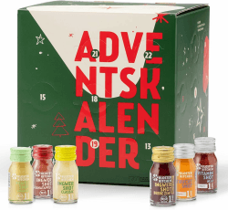 Kloster Kitchen Bio Ingwer Shots Adventskalender 2025 - Weihnachtskalender mit 35 Shotportionen - Hochwertige Bio-Getränke als Geschenk für Männer und Frauen - vegan & bio (inkl. 0,25€ EINWEG Pfand)