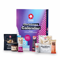 MaxiNutrition Protein Adventskalender 2025 mit 24 leckeren Überraschungen, Geschenkidee für Sportler
