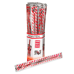 WURSTBARON® PIKANTEN Wurst Snack nach Krakauer Art, Rind und Schwein, bayerisches Original, verzehrfertige Rauchwurst ideal zum Mitnehmen (40er Pack je 18 g)