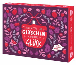 Glück Marmeladen Adventskalender – 24 Mini-Marmeladen & Honig – Feinkost Geschenkkalender für Frühstück & Geschenkidee – Handgemachter Adventskalender Deutschland