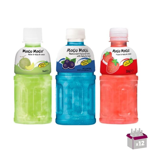 Wine And More Mogu Mogu - Schwarze Johannisbeere, Erdbeere, Melone - 12x32cl Flaschen