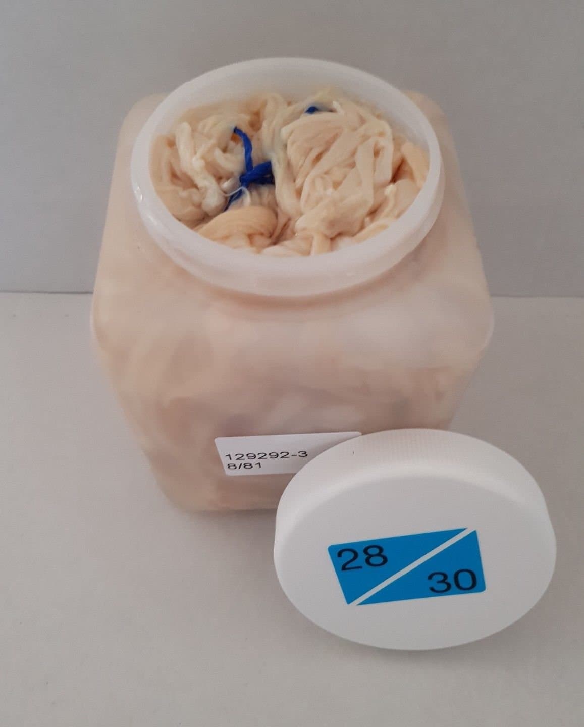 Schweinedarm Kaliber 28/30 91,4 Meter füllfertig 1A in der Dose Spitzenqualität Bratwurstdarm