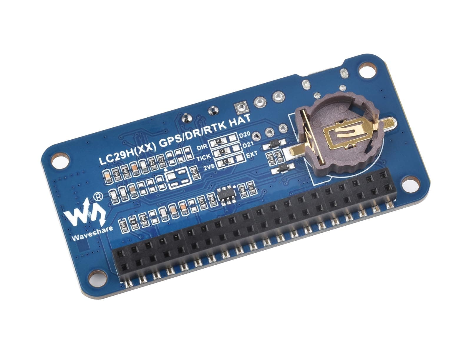 Waveshare LC29H Series Dual-Band GPS Module for Raspberry Pi, Dual-Band L1+L5 Positioning Technology, Supports RTK Rover to Realize High-Precision Centimeter-Level Positioning