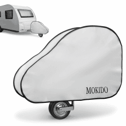 Deichselabdeckung, Universal Deichselschutzhülle, Deichselhaube Anhänger mit Doppel-Klickverschluss, Wasserdicht, UV-beständig, Deichselschutzhaube PKW für Anhänger, Wohnwagen, Wohnmobil