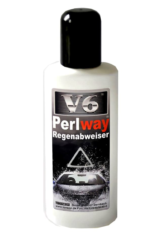 V6 PEARLWAY Regenabweiser - Regenabweiser für die Windschutzscheibe - Glasreiniger für den Durchblick - Scheibenreiniger Auto - Autoscheiben Reiniger - Glasreiniger Auto - Wohnwagen Zubehör
