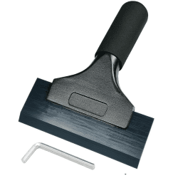 Gebildet 1pc Gummi-Silikon-Rakel für Auto Fenster Filminstallation Vinyl Wrapping Schwarz