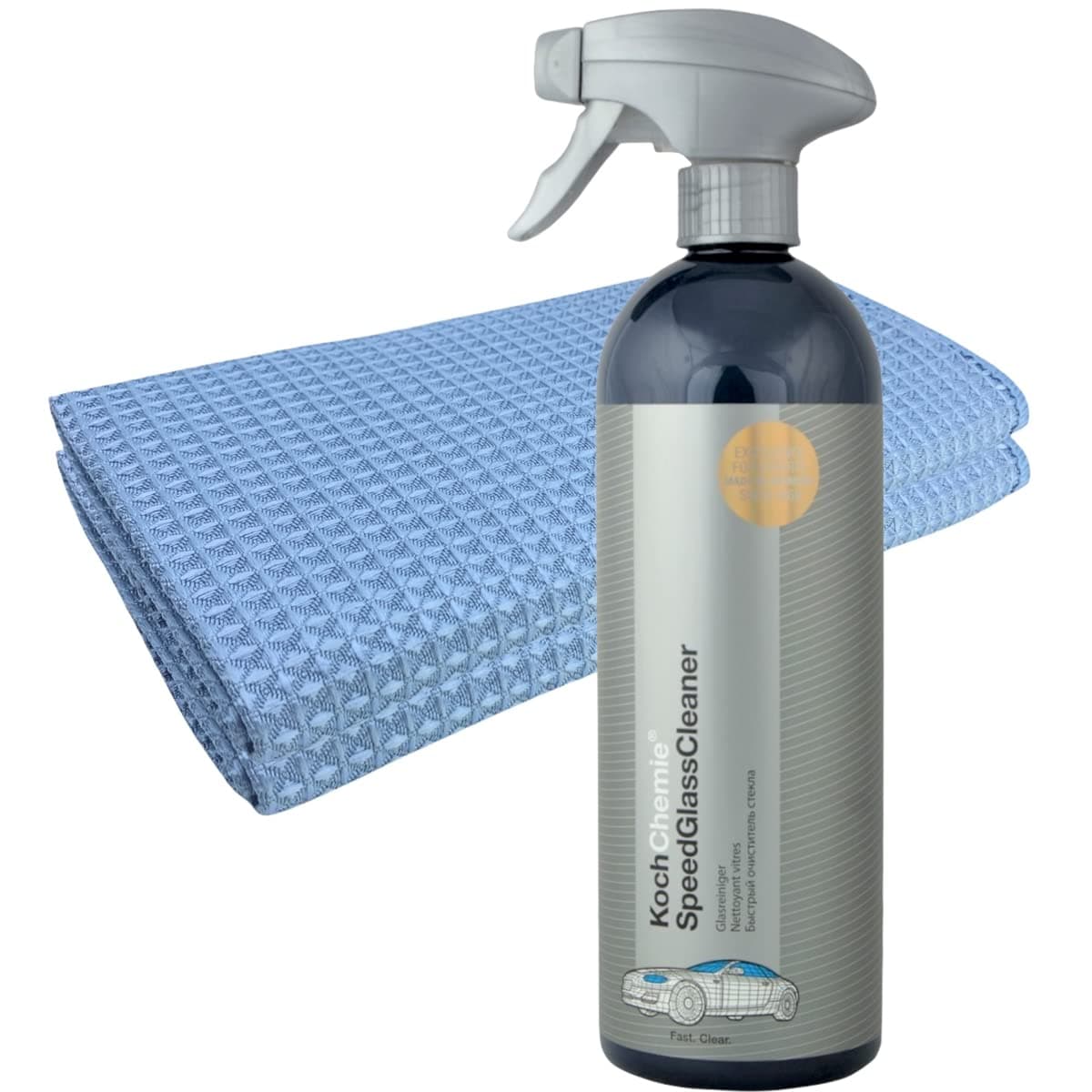 Koch Chemie Speed Glass Cleaner mit 2 DFT Tüchern Angebot bei HelloDeals