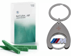 BMW Innenraumduft Nachfüllset Forest Air Natural Air Refill 3 Duftsticks + Einkaufschip