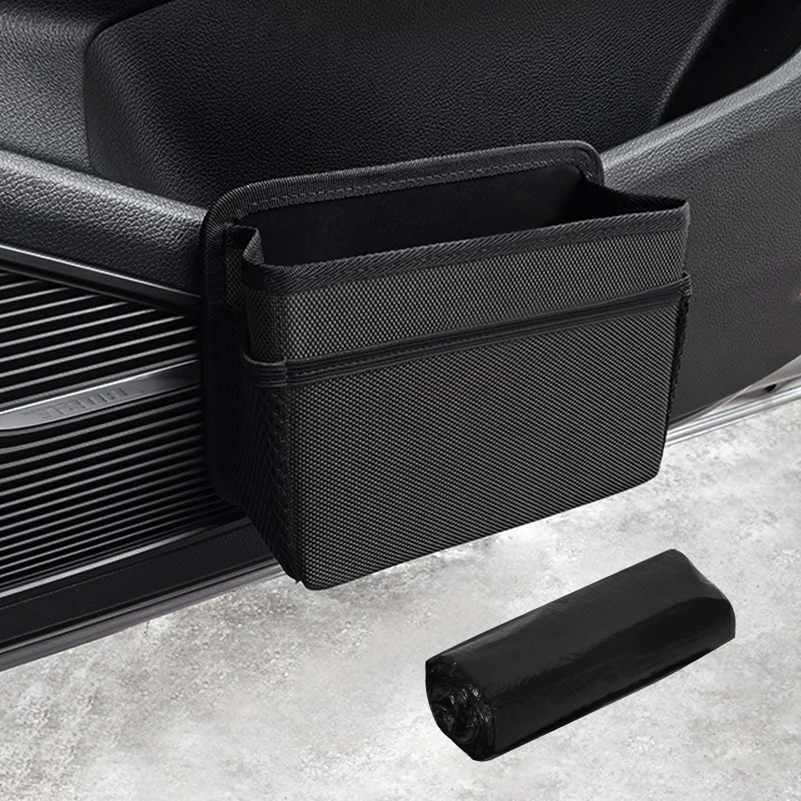 Auto Mülleimer Klein, Faltbarer Auto Seitentür Mülleimer, Wasserdichter Auslaufsicherer Mehrzweck Hängender Aufbewahrungsbox Automülleimer, Auto Zubehör innenraum, für Auto SUV Truck (Schwarz) Angebot bei HelloDeals