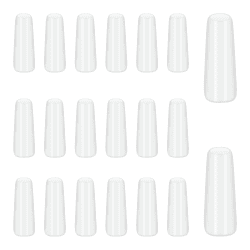 Vesaneae 20 Stück Alkoholtester Mundstücke, AT818 Atemalkoholtester Mundstuecken, AT818 Promilletester Wechsel-Mundstücke, Mundstücke für AT818 Alkoholmeter (Nicht enthalten Alkoholtester)