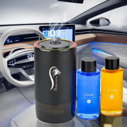 Foxinbox 360 Auto Duft Lufterfrischer/Innenraum Duftspender Automatisch- Auto,Büro,Zuhause,Sport/Autoduft gegen Gerüchte/Diffusor ätherische Ölen - COLOGNE/OCEAN/Geschenke