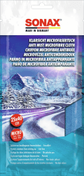 SONAX KlarSicht MicrofaserTuch (1 Stück) fusselfreies Antibeschlag-Tuch schützt vor Beschlagen der Scheibe und sorgt für eine klare Sicht | Art-Nr. 04212000 KlarSichtMicrofaserTuch (1 Stück)