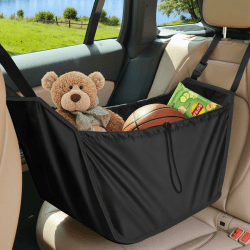 Babenest Autositz Organizer, Große Kapazität Auto Rücksitz Hängende Tasche, Klappbare Car Seat Kofferraum Reisetasche für alle Fahrzeuge, Tragbare Einkaufs Schultertasche für Kinder car organizer