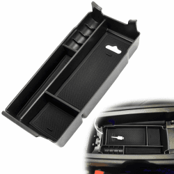 QWORK® Mittelkonsole Aufbewahrungsbox, Armlehnen-Aufbewahrungsbox, Kompatibel mit Mercedes Benz Modelle A Klasse A/B/CLA/GLA/GLB