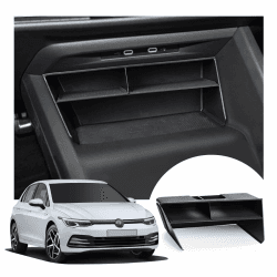 LFOTPP Ablagefach Mittelkonsole V W Golf Mk8 8 8.5, Auto Zubehör Organizer Aufbewahrungsbox Original