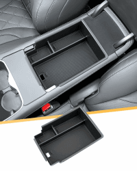 LFOTPP Kompatibel mit BYD Sealion 07 EV Seal 07 2024 2025 2026 Mittelkonsole Aufbewahrungsbox, Mittelarmlehne Handschuhfach Organizer Tray mit Rutschfester Matte, Sealion 07 Zubehör Armrest Organizer For Sealion 07 Ev