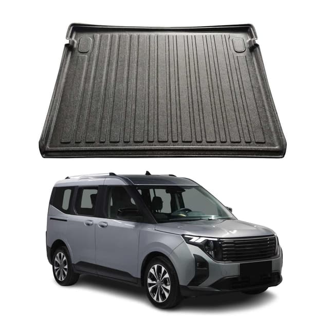 Kofferraumwanne Laderaumwanne für Ford Tourneo Courier 2023-25 Gummi TPE Schwarz