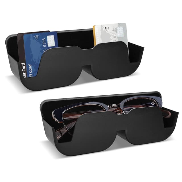 Brillenhalter für Auto: 2 Stück Sonnenbrillenhalter Auto, Auto Brillenablage, KFZ Sonnenbrillenhalter, Auto Brillenhalter,Aufbewahrung Halterung Selbstklebend für Brillen im Auto Brillenetui Ablagebox