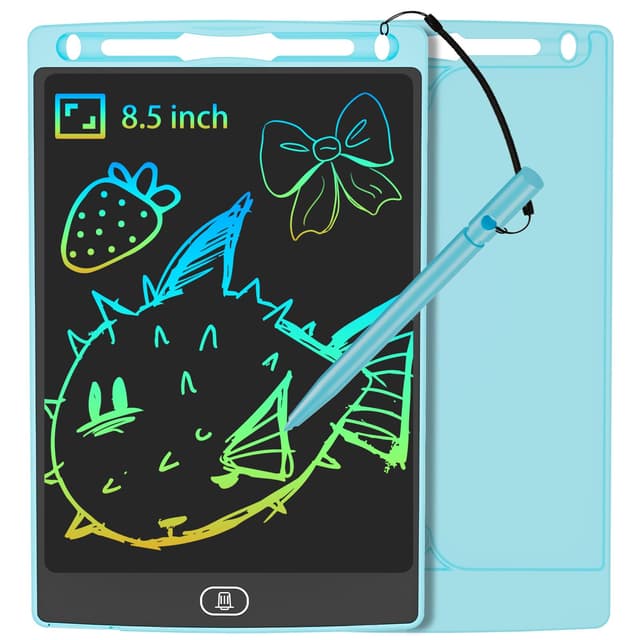 JOEAIS LCD Schreibtafel 8,5 Zoll für Kinder, Tragbares Zeichenbrett-Grafiktablett zum Handschreiben, Kritzeln und Zeichnen, Perfektes Spielzeug-Geschenk für Jungen und Mädchen (Blau) 8,5 Zoll Blau