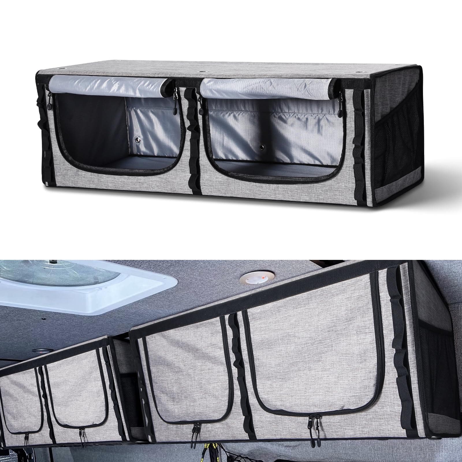 BKICKI RV Oberkopf Weichseitig Aufbewahrungsschrank 36" Für Peugeot Boxer Fiat Ducato Sprinter