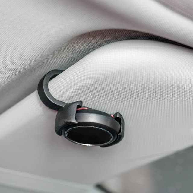 Auto Sonnenblende Halterung für CO-DRIVER NO1, 1 Set, in Schwarz, kompatibel mit OOONO CO-DRIVER NO1, aus stabilem Kunststoff, nicht 3D gedruckt, Blitzerwarner Clip Blende, Radarwarner Halter für No1 S-Halterung für NO1, 1 Set